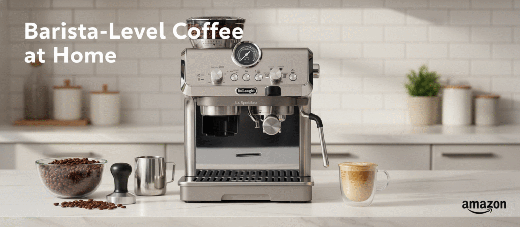 De’Longhi Arte Evo – Modern Kitchen Espresso Setup